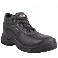 Titan Mercury Black Safety Boots